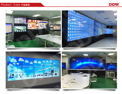 Multi Monitor Control Room Video Wall 55 Inch RS232 Kontrol Permukaan DDW-LW550HN16