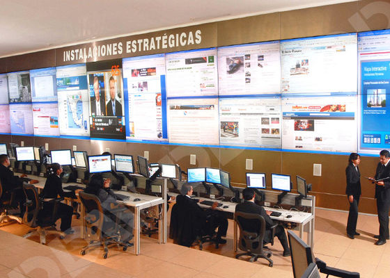 Tampilan ruang pertemuan konferensi dinding video samsung 3500: 1 kontras DDW-DV490FHM-NV0