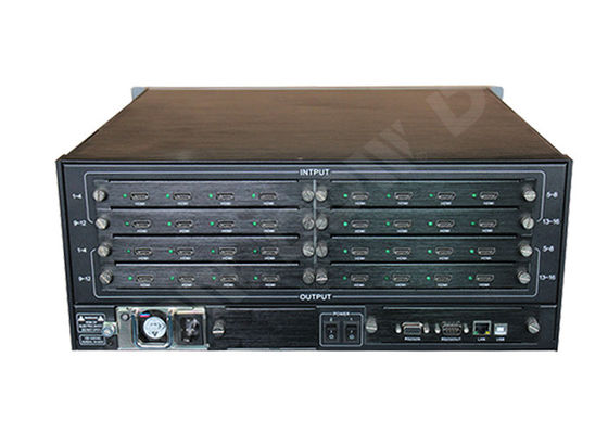 16 int 16 out ISO9001 IP Disesuaikan APLIKASI remote control DIY Video Wall Controller untuk iklan layar lcd DDW-VPH1616