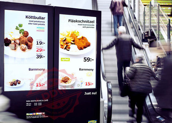Monitor LCD tahan air kecerahan tinggi LCD dipimpin tv tampilan signage digital 480P / 720P DDW-AD4901S 1920x1080