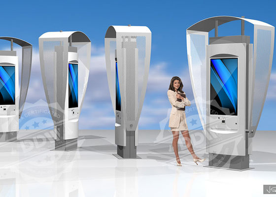 1500 Nits 16/9 LCD Advertising Player, berdiri digital signage digital tahan air