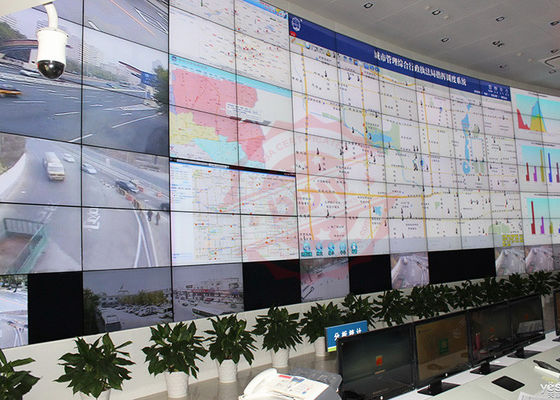 Bezel 3.5mm HDMI Monitor Layar Melengkung 46 Inch LED Backlight 5ms Waktu Respons