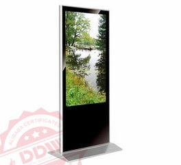 60 "1920x1080 iklan papan nama digital freestanding besar, layar lcd komersial