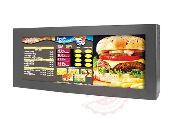 21,9 Inch LCD Video Player 46W Ultra Wide Stretched Bar Definisi tinggi
