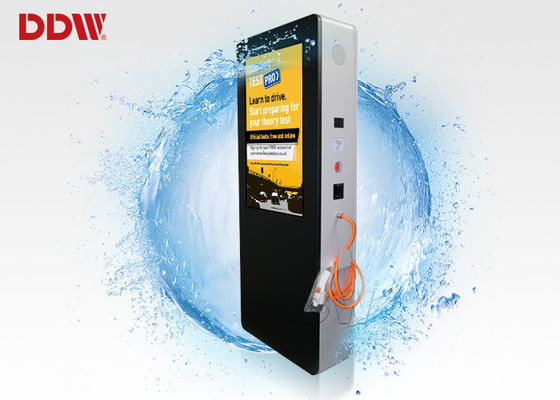 65 Inch luar ISO9001 Disesuaikan Warna Cerdas Digital Signage Biaya Tumpukan Untuk Energi - Mobil 2500nits DDW-AD6501S
