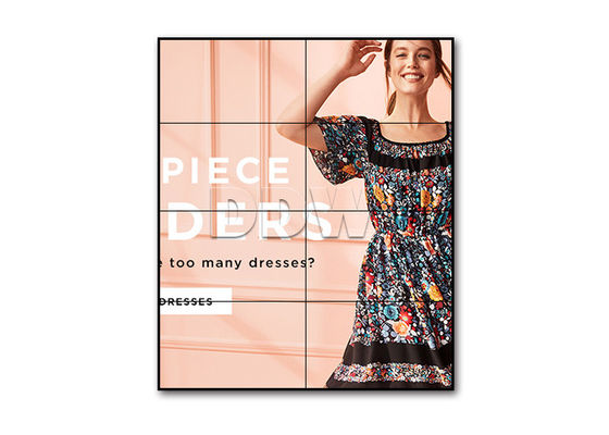 Monitor bezel ramping, dinding video LG 46 inci, dengan tampilan dinding 1.7mm dipimpin backlit komersial