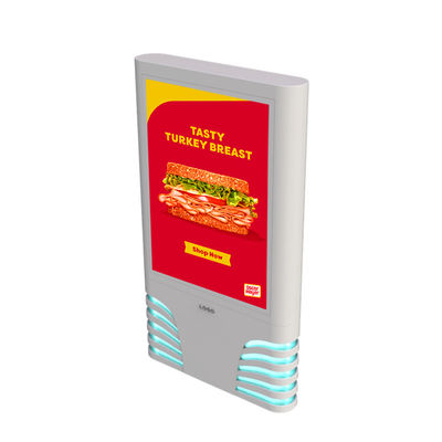 Tingkat penyegaran tinggi 3840Hz bagian aluminium p4 p5 p6 p8 p10 layar tampilan luar led digital signage