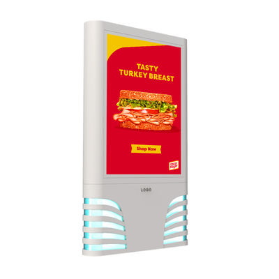Tingkat penyegaran tinggi 3840Hz bagian aluminium p4 p5 p6 p8 p10 layar tampilan luar led digital signage