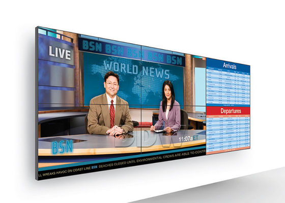 Pameran LG Digital Signage HD Video Wall Layar TV 500 Nits Brightness 1920x1080