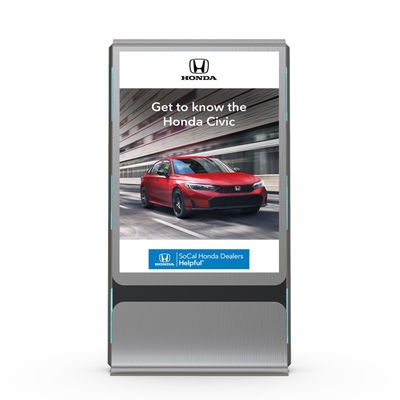 Mudah instalasi IP65 tahan air p4 p5 p6 p8 p10 3680hz 8000nits luar LED digital signage