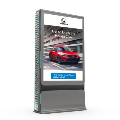Mudah instalasi IP65 tahan air p4 p5 p6 p8 p10 3680hz 8000nits luar LED digital signage