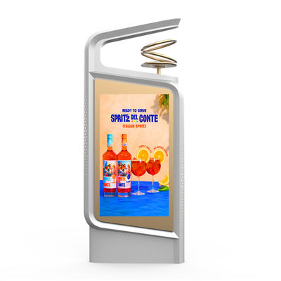 Cahaya tinggi 8000nits IP65 tahan air P4 P5 P6 P8 P10 mupi digital outdoor led digital signage