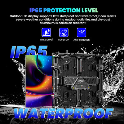 Tahan Air 500X500 Penuh Warna P3.91 P1.56 P2.604 7680Hz Panel Indoor Outdoor Display Dinding Panggung Sewa Layar LED