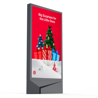 Mudah instalasi 10000nits P4 P5 P6 P8 P10 mupi digital outdoor indoor led digital signage