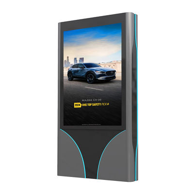 Mudah instalasi P4 P5 P6 P8 P10 10000nits 3840hz mupi tampilan luar LED signage display digital