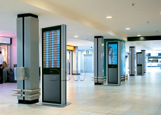 Semua Dalam Satu 55 inch 1920x1080 layar lcd dua sisi Layar Sentuh Kios PC Monitor Definisi Tinggi 1024x768 DDW-AD5501S