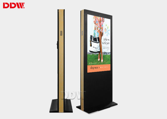 65 Inci layar besar LCD Digital Signage Totem, tampilan signage elektronik