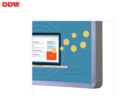 Layar LCD Transparan 32 "Digital Signage Outer Shell Shinning Black Network Wifi 3g / 4g Modul