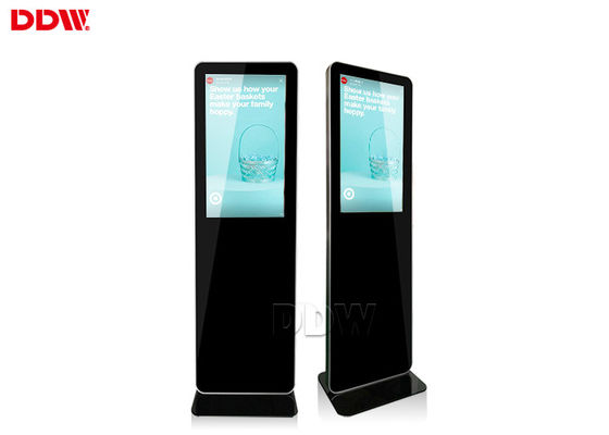 Disesuaikan Kecerahan Tinggi Stand Alone Digital Signage screen Black White Frame Color 500cd / m2 16,7M