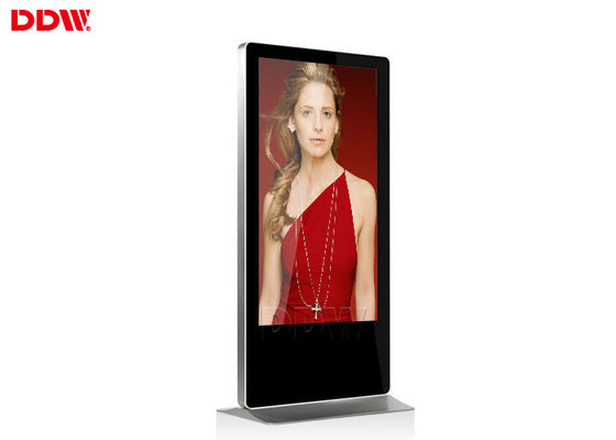 Waterproof LCD Advertising Player 55 Tampilan Tft Tampilan Digital Signage Berdiri 1920x1080 DDW-AD5501S