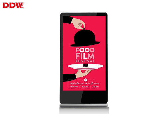 70 Inches 16,7 Kios Luar Ruangan Digital Signage Layar Sentuh Kecerahan Tinggi DDW-AD7001SN