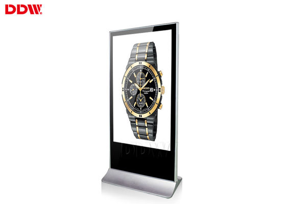 Iklan semi berdiri dalam ruangan, Kios berdiri, Paduan aluminium bingkai, ISO9001 16.7 M WLED DDW-AD5501S