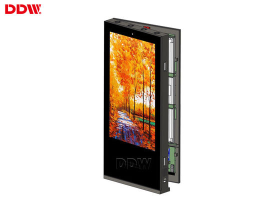 Tampilan Sisi Ganda Digital Signage Dalam Ruangan 98 Inch FCC / RoHS Certificate DDW-AD9801S