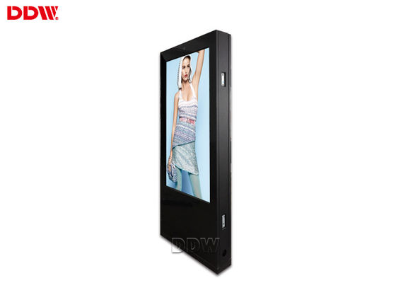 Tampilan Sisi Ganda Digital Signage Dalam Ruangan 98 Inch FCC / RoHS Certificate DDW-AD9801S