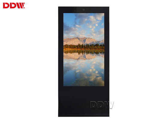 Tampilan Sisi Ganda Digital Signage Dalam Ruangan 98 Inch FCC / RoHS Certificate DDW-AD9801S