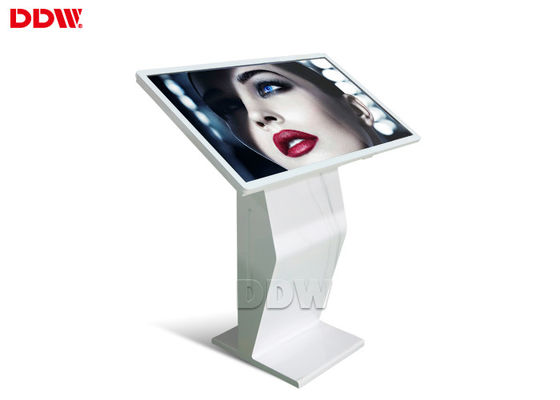 Lcd Putih Layar Sentuh Digital Signage Kiosk Monitor Dengan Led Backlight