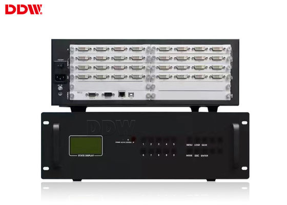 Tampilan Vertikal ip video wall controller Dukungan pembekuan gambar layar besar DDW-VPH1012