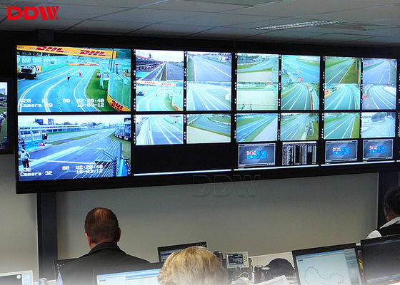 Super sempit monitorl 4 K ruang kontrol dinding video 55 "LG layar lcd DDW-LW550DUN-THA3