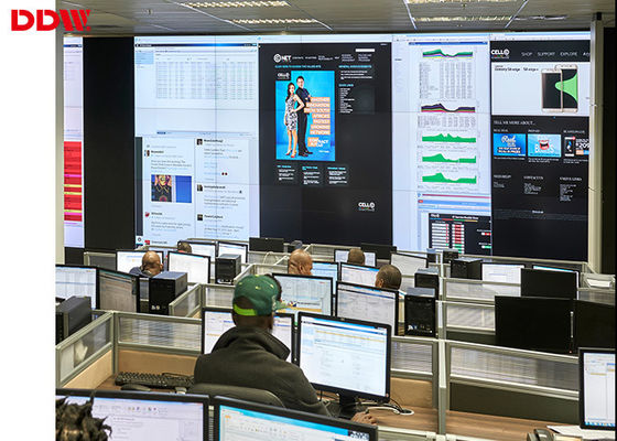 Definisi tinggi layar lcd kontrol dinding ruang video 1.8mm 3840 x 2160 resolusi DDW-LW550DUN-THA3