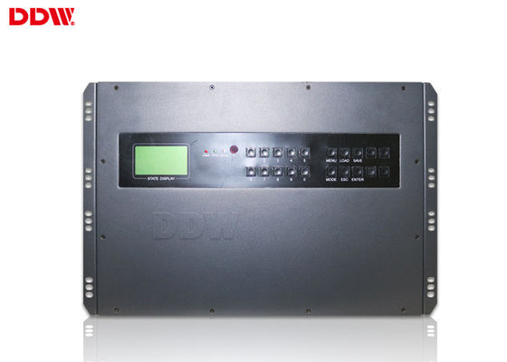 Dinding video yang besar menampilkan jalur data prosesor dinding x4 daisy chain 144ch Output sinyal Max DDW-VPH1212