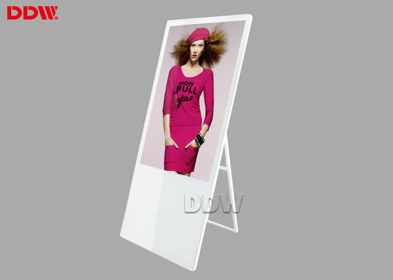 Restoran promosi Hot 32 inch lcd digital poster display 1080P digital signage layar iklan portabel displayer