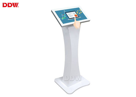 Pabrik penjualan langsung 19 inch ukuran kecil kapasitif multi touch lantai android berdiri layar sentuh digital signage kios