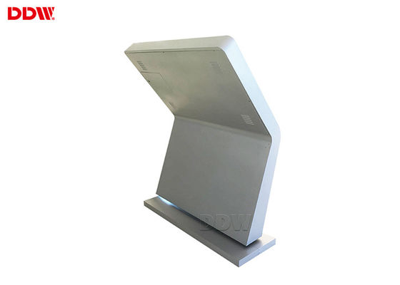 DDW disesuaikan 49 inch 500cd / m2 lantai berdiri lcd layar sentuh kios untuk pusat perbelanjaan DDW-AD4901TK