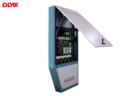 Tampilan signage digital elektronik tahan debu dengan teknologi yang dapat dibaca oleh sinar matahari