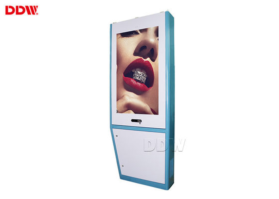 Proyektor laser multi touch cd layar iklan, berdiri bebas kios tampilan digital