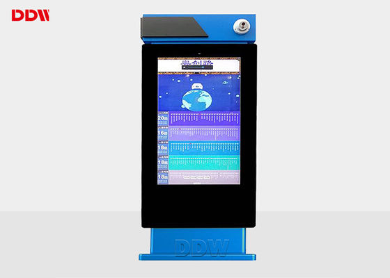 55 Led Advertising Floor Standing Digital Signage Display Stands Fungsi Multi Signal