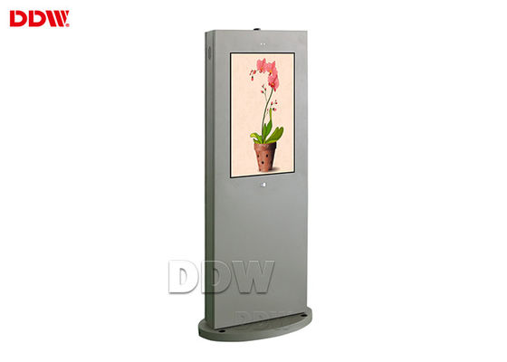 All Weather Outdoor Freestanding Digital Signage Monitor Lcd 55 Inch 2500 Nits