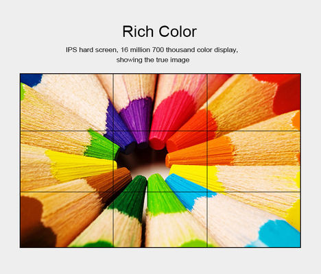 FCC LG 55 Inch LCD Video Wall Layar IPS Super Bezel Sempit Dukungan Sinyal HDMI