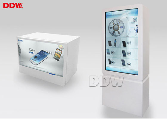 DDW-ADTS8601 Layar LCD Transparan Digital Signage 1500cd / m2 Brightness Untuk Toko Ritel