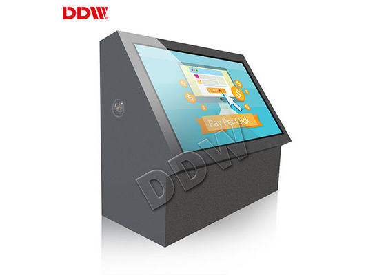 55inch Outdoor IP65 Waterproof Floor Stand layar sentuh Kiosk Iklan layar Android 6.1 OS DDW-ADO5501SN