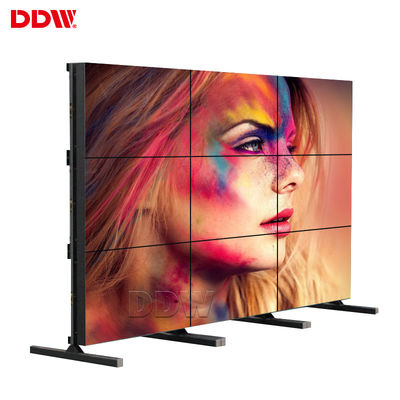 3.5 Mm 1920x1080 DDW LCD Video Wall 49 Inch Kelas Komersial Kecerahan Tinggi