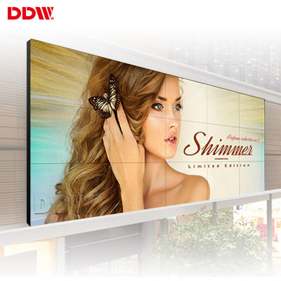Dinding Video Seamless Kelas Komersial, LCD Multi Display 700 Nits 46 Inch 1,7 Mm