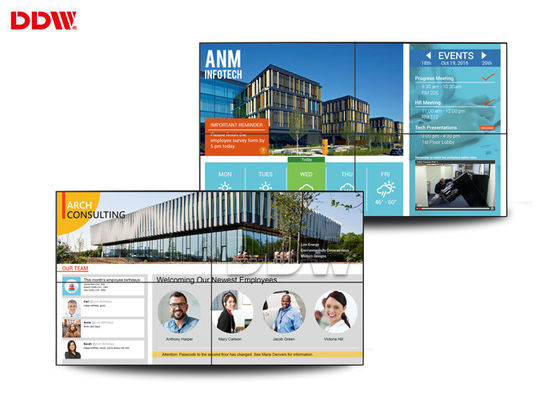 Layar Dinding Video 49 ", Desain Bingkai Dinding Video Luar Ruang Yang Sangat Sempit