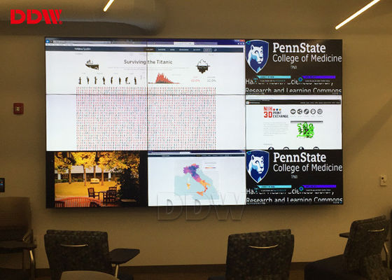 Dinding Video LCD Panel DDW Samsung Samsung Dengan Permukaan Anti Silau Lebar Bezel 5.3mm