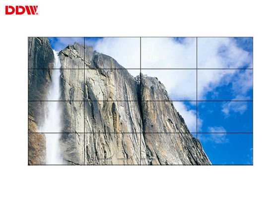 Layar LCD Dinding Video Input VGA, Sistem Tampilan Dinding Digital Gamut Tinggi