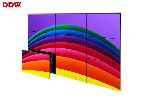Fleksibel 49 "Dinding Video LCD DDW 2 X Input HDMI, Input DVI, Input VGA